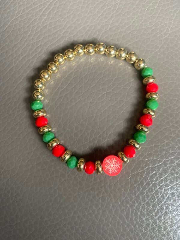 Bracelet flocon de Noël