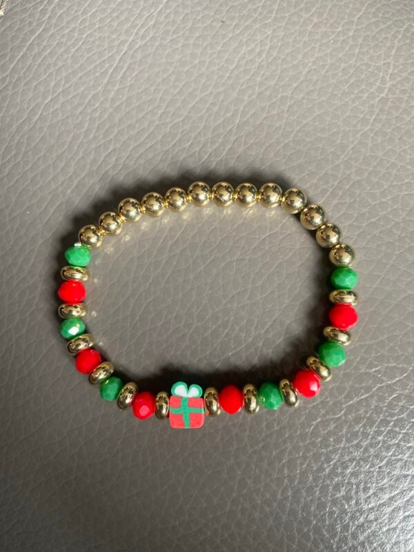 Bracelet paquet cadeau de Noël