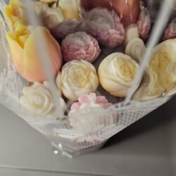 Bouquet de fleurs mandarine