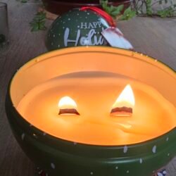 Bougies boule de noël